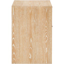  Color_Natural -- Fairfax Natural Solid Wood And Oak Veneer Nightstand IMAGE 5
