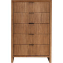  Color_Walnut -- Fairfax Walnut Solid Wood And Oak Veneer Chest IMAGE 3