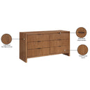 Meridian Fairfax Walnut Dresser IMAGE 12