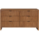  Color_Walnut -- Fairfax Walnut Solid Wood And Oak Veneer Dresser IMAGE 3