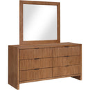  Color_Walnut -- Fairfax Walnut Solid Wood And Oak Veneer Dresser IMAGE 5