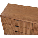  Color_Walnut -- Fairfax Walnut Solid Wood And Oak Veneer Dresser IMAGE 9