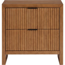  Color_Walnut -- Fairfax Walnut Solid Wood And Oak Veneer Nightstand IMAGE 3