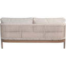  Meridian Maui 68" Cream Water Resistant Fabric Upholstered Outdoor Patio Loveseat IMAGE 4