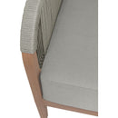  Meridian Maui Grey Water Resistant Fabric Upholstered Outdoor Patio Chair IMAGE 6