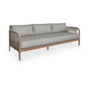  Meridian Maui 88" Grey Water Resistant Fabric Upholstered Outdoor Patio Sofa IMAGE 1