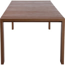  Meridian Maui 108" Natural Aluminum Outdoor Patio Dining Table IMAGE 5