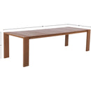  Meridian Maui 108" Natural Aluminum Outdoor Patio Dining Table IMAGE 7