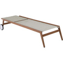  Meridian Maui Grey Water Resistant Fabric Upholstered Outdoor Patio Lounger IMAGE 10