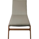  Meridian Maui Grey Water Resistant Fabric Upholstered Outdoor Patio Lounger IMAGE 5