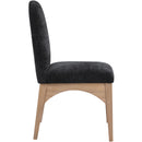  Color_Black/ Natural -- Meridian Waldorf Dining Chair IMAGE 4
