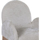 Meridian Waldorf Grey Chenille Fabric Dining Chair IMAGE 5