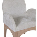 Meridian Waldorf Grey Chenille Fabric Dining Chair IMAGE 6