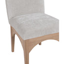  Color_Grey/ Natural -- Waldorf Grey Chenille Fabric Upholstered Dining Side Chair IMAGE 7