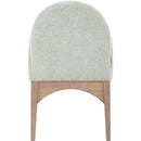 Meridian Waldorf Mint Chenille Fabric Dining Chair IMAGE 4