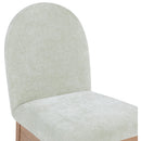  Color_Green/ Natural -- Waldorf Mint Chenille Fabric Upholstered Dining Side Chair IMAGE 6