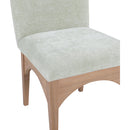  Color_Green/ Natural -- Waldorf Mint Chenille Fabric Upholstered Dining Side Chair IMAGE 7
