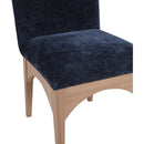 Meridian Waldorf Navy Chenille Fabric Dining Chair IMAGE 7