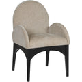  Color_Beige/ Black -- Meridian Waldorf Arm Chair IMAGE 1