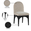  Color_Beige/ Black -- Meridian Waldorf Dining Chair IMAGE 9