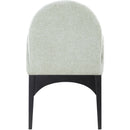 Meridian Waldorf Mint Chenille Fabric Dining Chair IMAGE 3