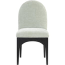 Meridian Waldorf Mint Chenille Fabric Dining Chair IMAGE 4