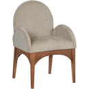 Color_Beige/ Walnut -- Meridian Waldorf Arm Chair IMAGE 1