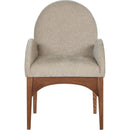 Color_Beige/ Walnut -- Meridian Waldorf Arm Chair IMAGE 4