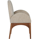  Color_Beige/ Walnut -- Meridian Waldorf Arm Chair IMAGE 5