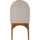  Color_Beige/ Walnut -- Meridian Waldorf Dining Chair IMAGE 3