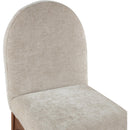  Color_Beige/ Walnut -- Meridian Waldorf Dining Chair IMAGE 7