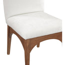 Meridian Waldorf Cream Chenille Fabric Dining Chair IMAGE 6