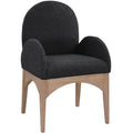  Color_Black/ Natural -- Meridian Waldorf Arm Chair IMAGE 1