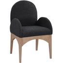 Color_Black/ Natural -- Meridian Waldorf Arm Chair IMAGE 1