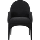  Color_Black -- Meridian Waldorf Arm Chair IMAGE 4