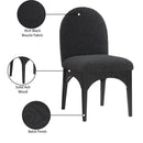  Color_Black -- Meridian Waldorf Dining Chair IMAGE 9