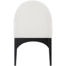 Meridian Waldorf Cream Boucle Fabric Dining Chair IMAGE 3