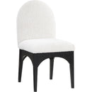 Meridian Waldorf Cream Boucle Fabric Dining Chair IMAGE 1