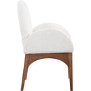  Color_Cream/ Walnut -- Meridian Waldorf Arm Chair IMAGE 5