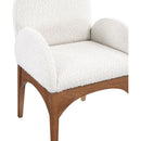  Color_Cream/ Walnut -- Meridian Waldorf Arm Chair IMAGE 7