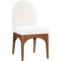  Color_Cream/ Walnut -- Meridian Waldorf Dining Chair IMAGE 1
