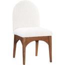  Color_Cream/ Walnut -- Meridian Waldorf Dining Chair IMAGE 1