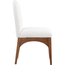  Color_Cream/ Walnut -- Meridian Waldorf Dining Chair IMAGE 5