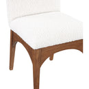  Color_Cream/ Walnut -- Meridian Waldorf Dining Chair IMAGE 6