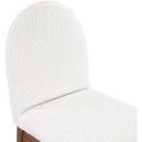  Color_Cream/ Walnut -- Meridian Waldorf Dining Chair IMAGE 7