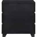  Color_Black/ Brass -- Meridian Zaylan 3 Drawer Nightstand IMAGE 6