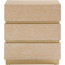  Color_Brass/ Natural -- Zaylan Natural Oak Veneer Nightstand IMAGE 3
