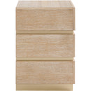  Color_Brass/ Natural -- Zaylan Natural Oak Veneer Nightstand IMAGE 4