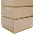 Color_Brass/ Natural -- Zaylan Natural Oak Veneer Nightstand IMAGE 8