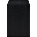  Color_Black -- Meridian August 1 Drawer Nightstand IMAGE 4